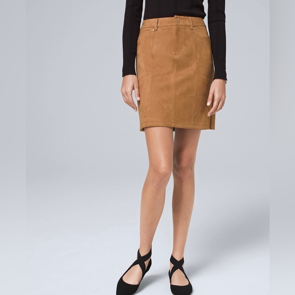 70s Inspired Faux Suede Skirt